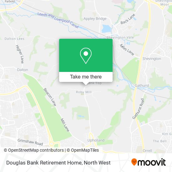 Douglas Bank Retirement Home map