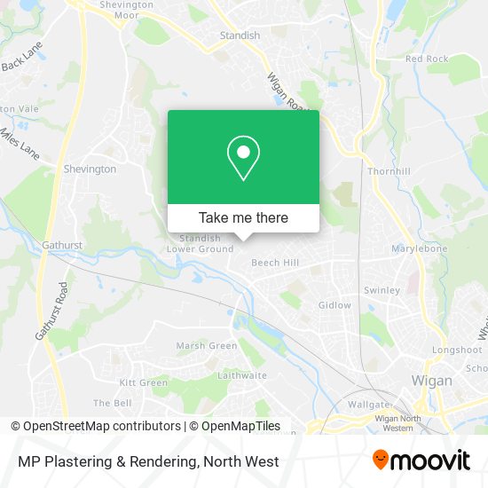 MP Plastering & Rendering map
