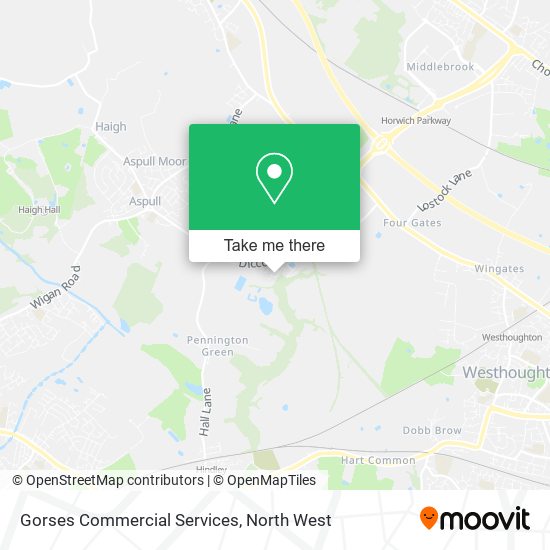 Gorses Commercial Services map