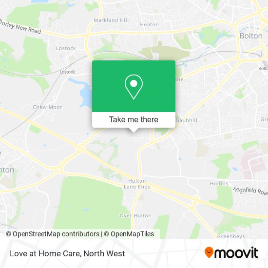 Love at Home Care map
