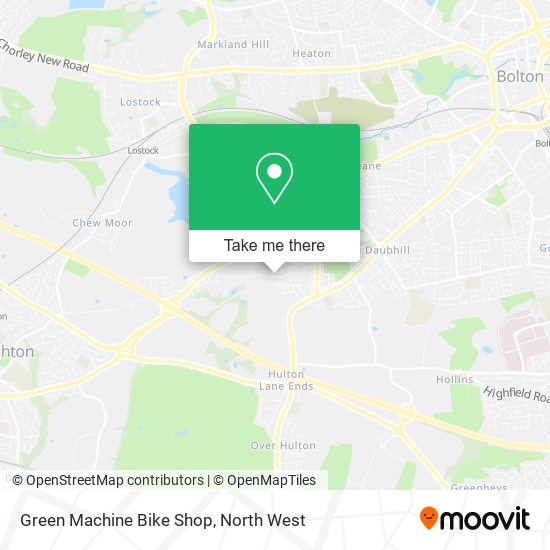 Green Machine Bike Shop map