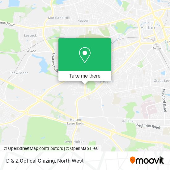 D & Z Optical Glazing map