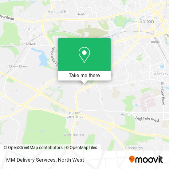 MM Delivery Services map