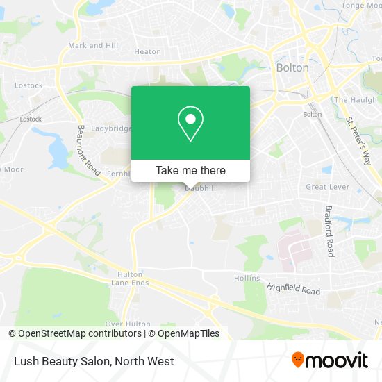 Lush Beauty Salon map
