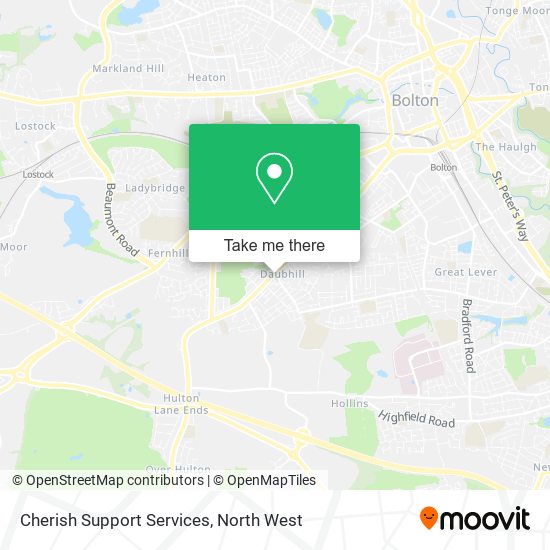 Cherish Support Services map