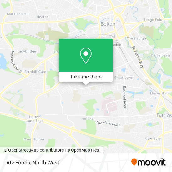 Atz Foods map