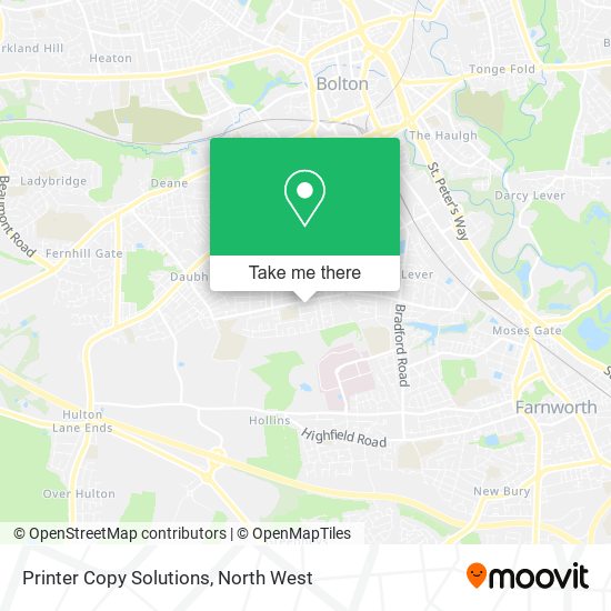 Printer Copy Solutions map