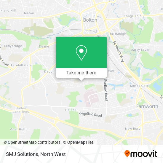 SMJ Solutions map