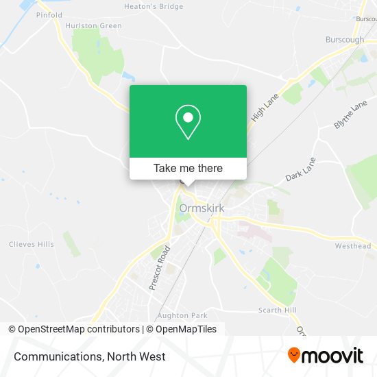 Communications map