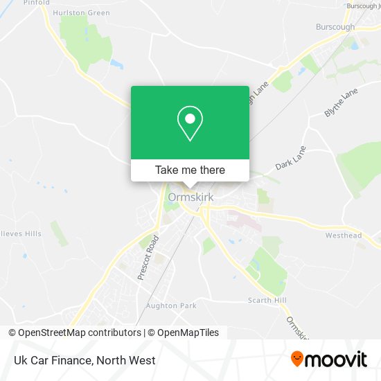 Uk Car Finance map