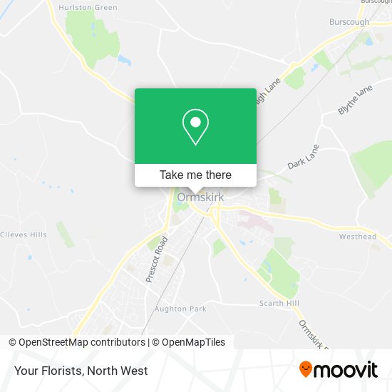 Your Florists map