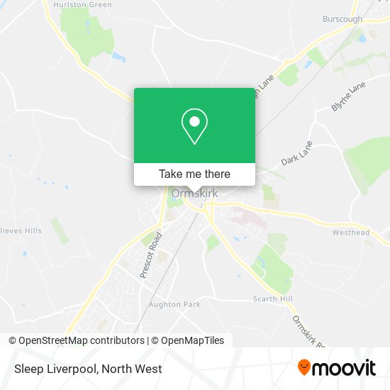 Sleep Liverpool map