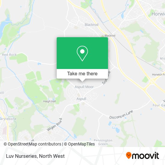 Luv Nurseries map