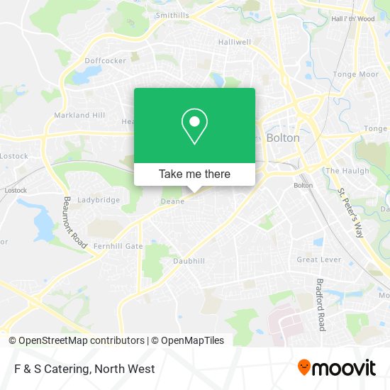 F & S Catering map