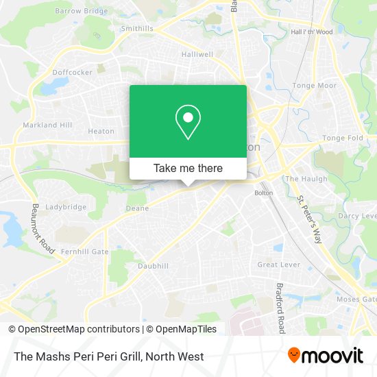 The Mashs Peri Peri Grill map