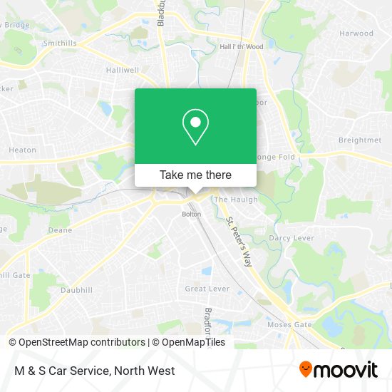 M & S Car Service map