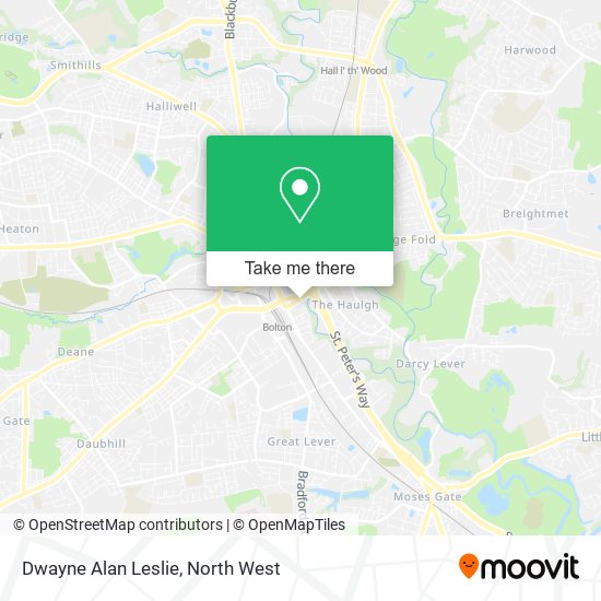 Dwayne Alan Leslie map