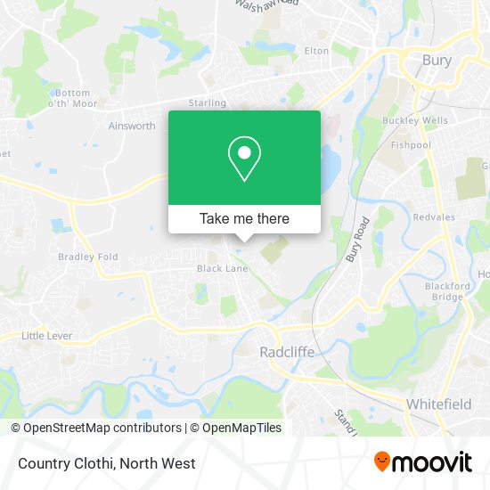 Country Clothi map