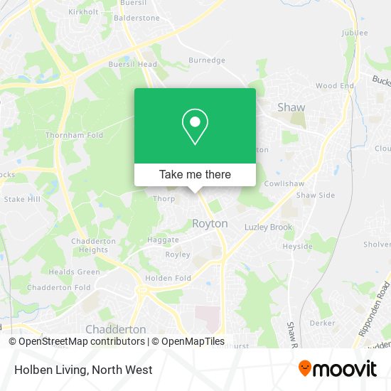 Holben Living map
