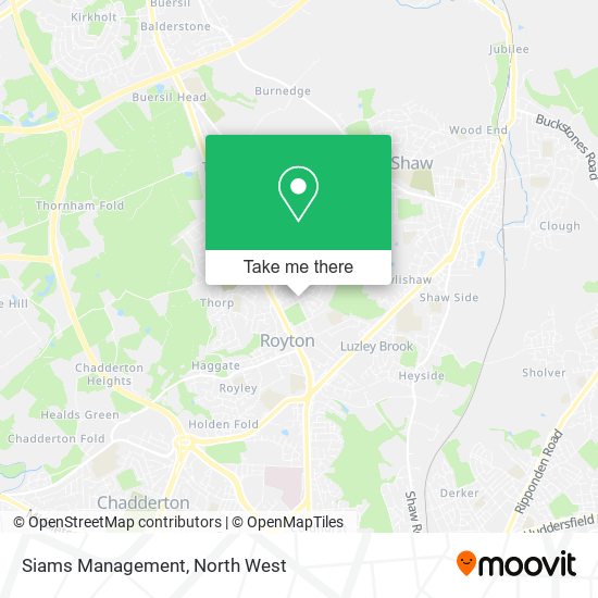 Siams Management map