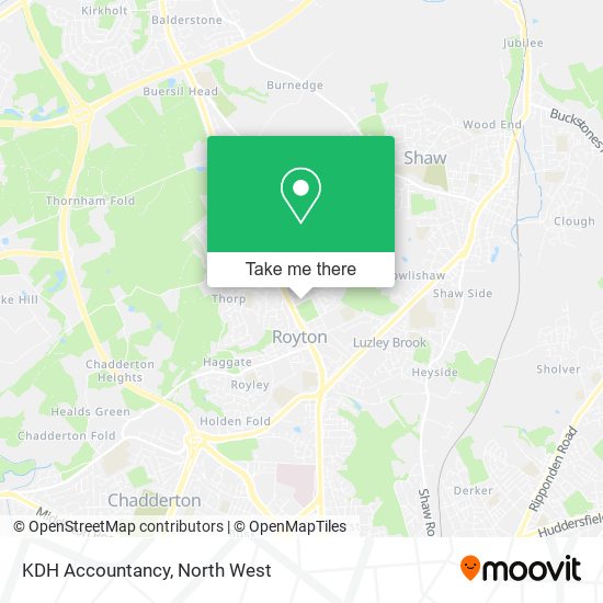 KDH Accountancy map