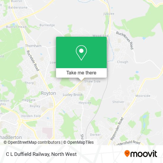 C L Duffield Railway map