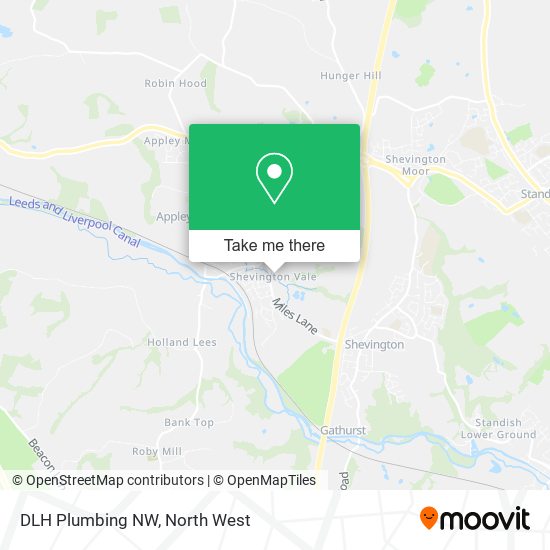 DLH Plumbing NW map