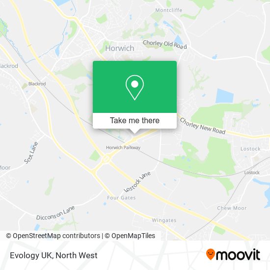 Evology UK map