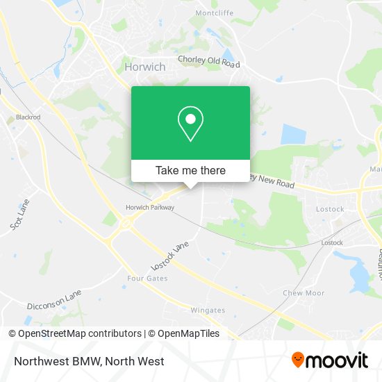Northwest BMW map