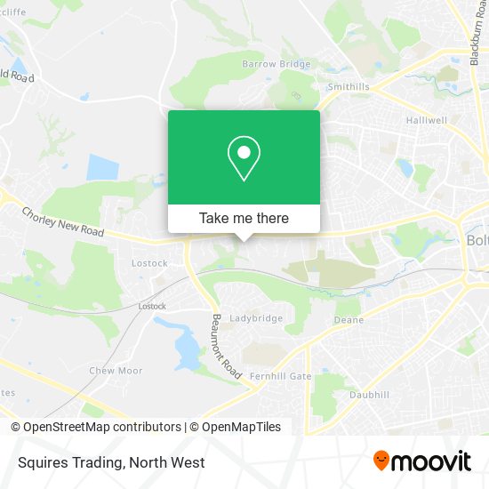 Squires Trading map