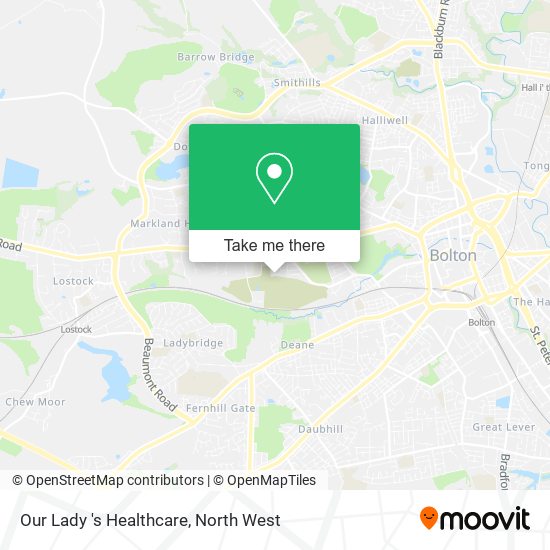Our Lady 's Healthcare map