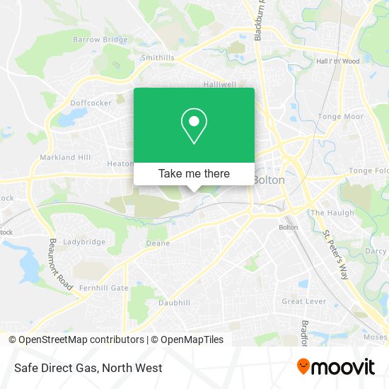 Safe Direct Gas map