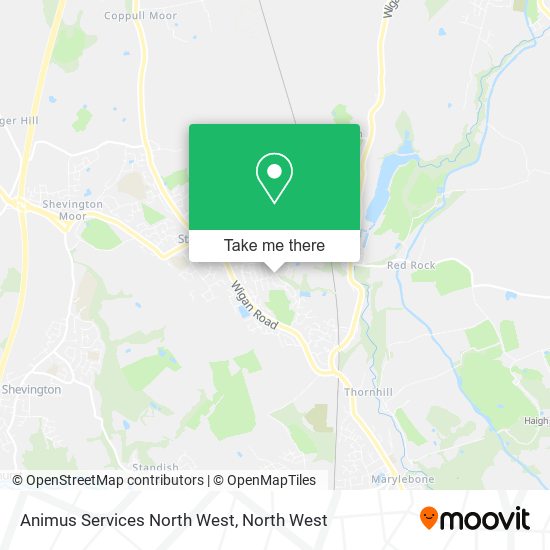 Animus Services North West map