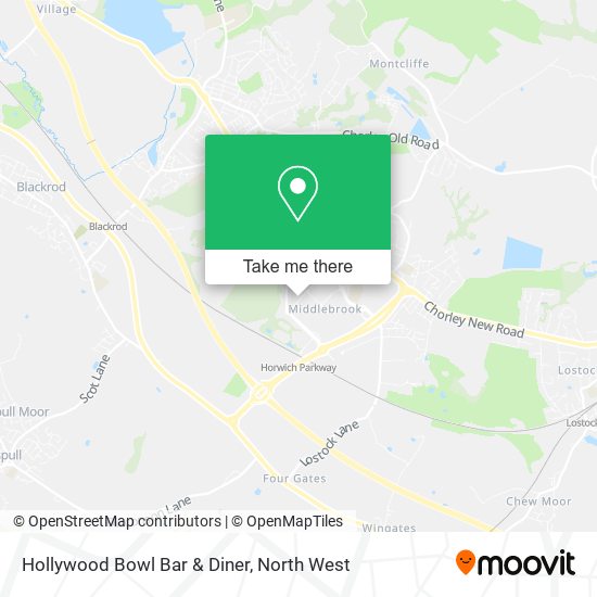 Hollywood Bowl Bar & Diner map