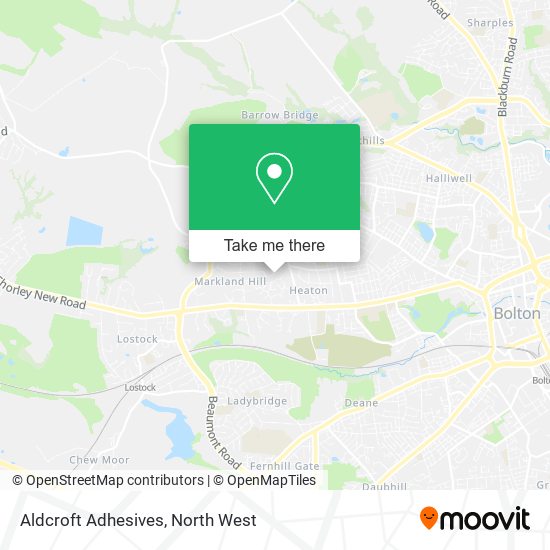 Aldcroft Adhesives map
