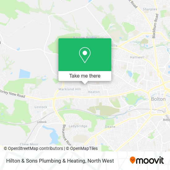 Hilton & Sons Plumbing & Heating map