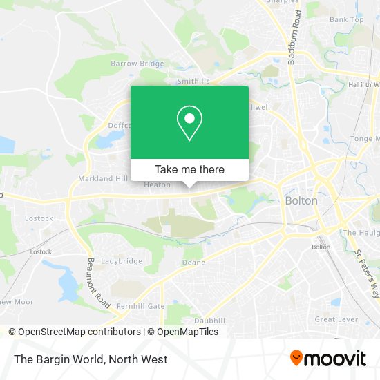 The Bargin World map