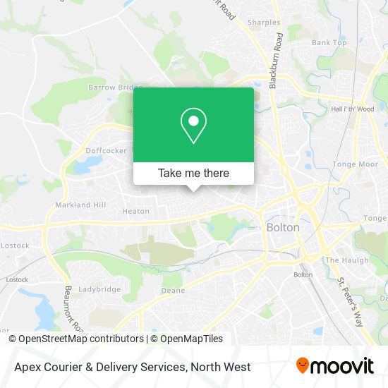 Apex Courier & Delivery Services map