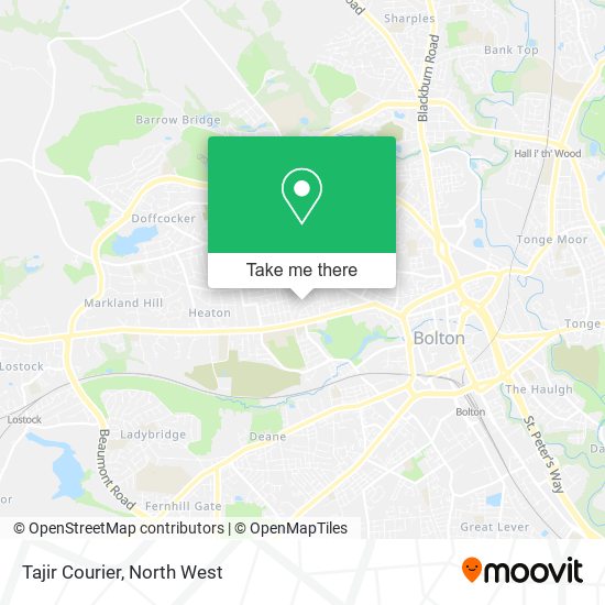 Tajir Courier map