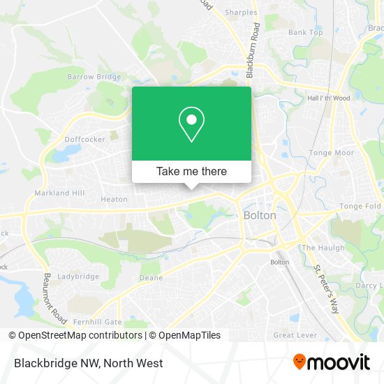 Blackbridge NW map