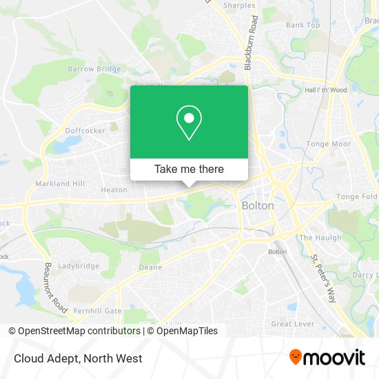 Cloud Adept map
