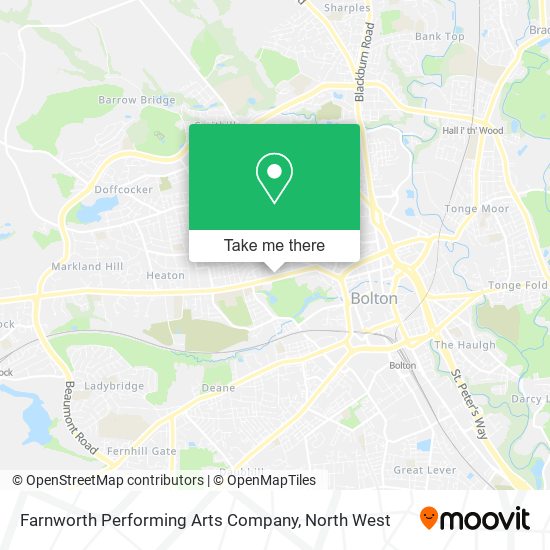Farnworth Performing Arts Company map