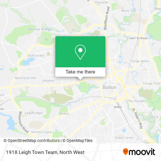 1918 Leigh Town Team map
