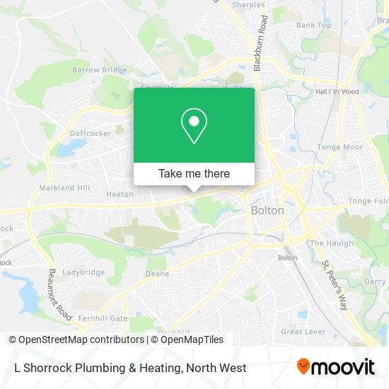 L Shorrock Plumbing & Heating map