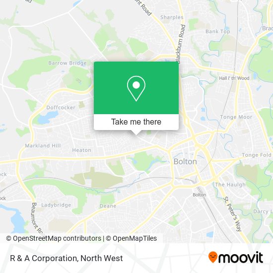 R & A Corporation map