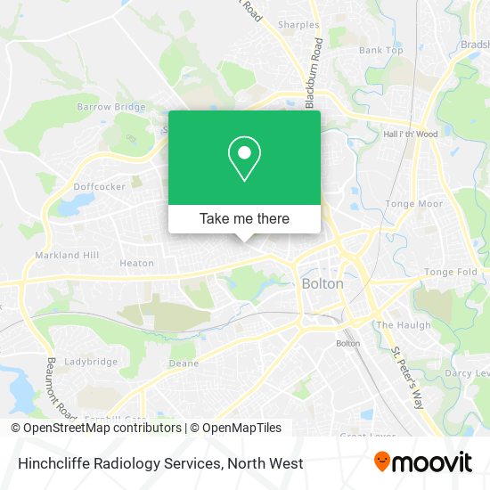 Hinchcliffe Radiology Services map