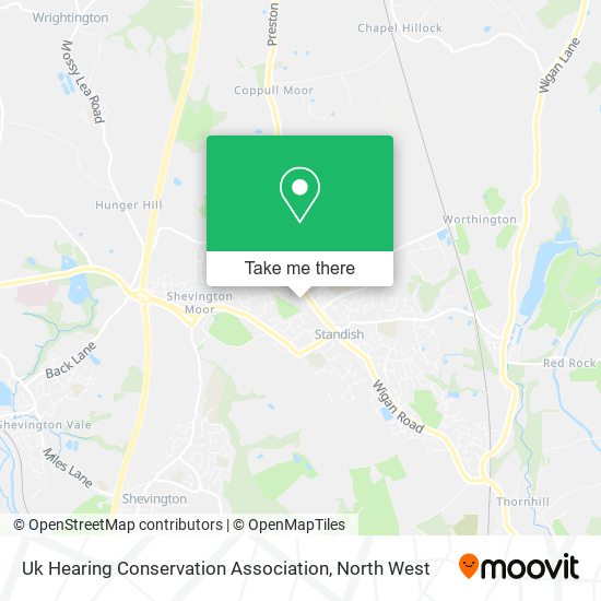 Uk Hearing Conservation Association map