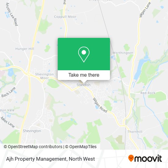 Ajh Property Management map