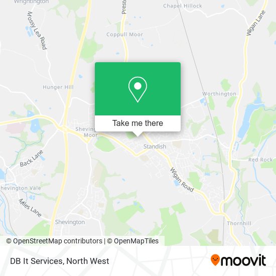 DB It Services map