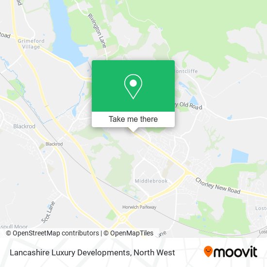 Lancashire Luxury Developments map